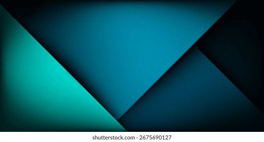 Fundo Abstrato Geométrico Azul. Design moderno na moda em ilustração vetorial