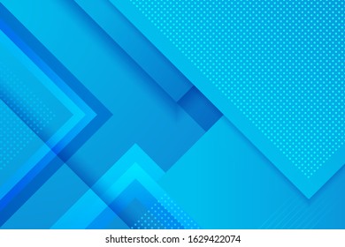 Blue geometric abstract background. Multipurpose blue geometric background.