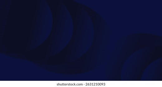 Blue geometric abstract background overlap layer on bright space with lines effect decoration. Modern graphic design element circles style concept for banner.
