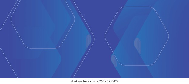 Blue geometric abstract background with overlap layer. Modern rounded square shapes creative design. Futuristic concept. Suit for cover, banner, brochure, business, header, website, presentation