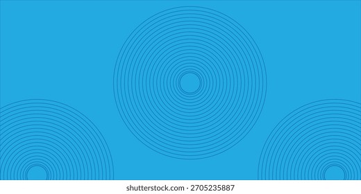 Capa abstracta geométrica azul del traslape del fondo en el espacio brillante con la decoración del efecto de las líneas. Concepto moderno del estilo de los círculos del elemento de Diseño gráfico para el Anuncio, Artes vectoriales modernos