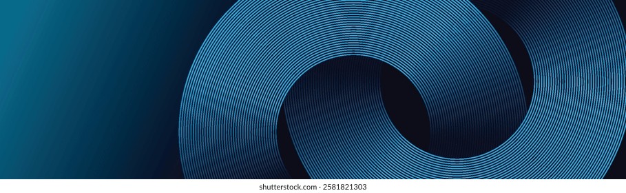 blue geometric abstract background overlapping layers on bright space with line effect decoration. modern graphic design vector