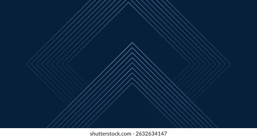 Blue geometric abstract background overlapping layers on bright space with line effect decoration. Circle style concept modern graphic design element for banner, flyer, card. Eps10