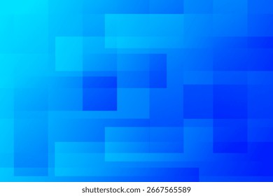 Fundo abstrato geométrico azul com forma e linha de sobreposição. Ilustração vetorial