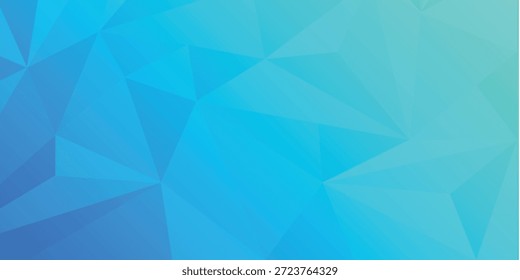 Blue Geometric Abstract Background With Polygon Shapes For Modern Design And Digital Artwork eps10