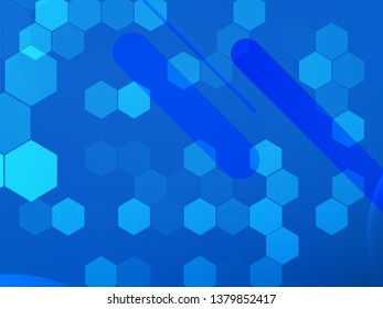 Blue geometric abstract background. Abstract vector background 