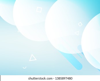 Blue geometric abstract background. Abstract vector background 