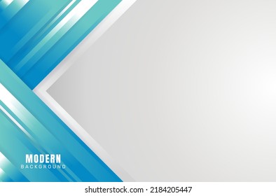 Blue geometric abstract background vector.