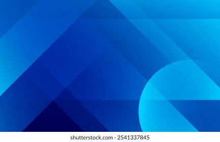 Blue geometric abstract background. Vector illustration