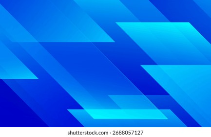 Blue geometric abstract background. Vector illustration