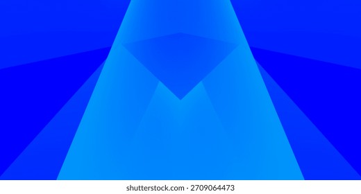 Fondo abstracto geométrico azul. Ilustración vectorial