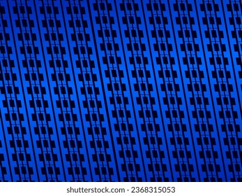 Blue geometric abstract elegant template. Luxury style background. Illustration.