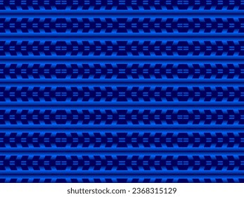 Blue geometric abstract elegant template. Luxury style background. Illustration.