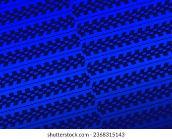 Blue geometric abstract elegant template. Luxury style background. Illustration.