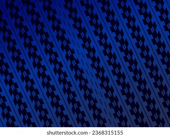 Plantilla elegante geométrica abstracta azul. El entorno de lujo. Ilustración.