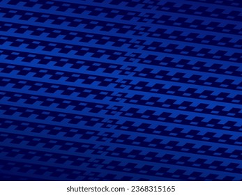 Plantilla elegante geométrica abstracta azul. El entorno de lujo. Ilustración.