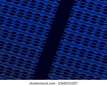 Plantilla elegante geométrica abstracta azul. El entorno de lujo. Ilustración.