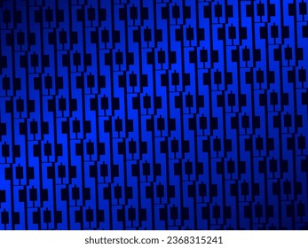 Blue geometric abstract elegant template. Luxury style background. Illustration.