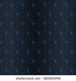 Tecnología abstracta geométrica azul y fondo científico
