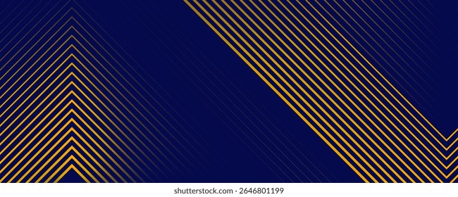 Blue geometric abstract transparent background layers overlapping on light space with line gold effect decoration modern layer. Eps10