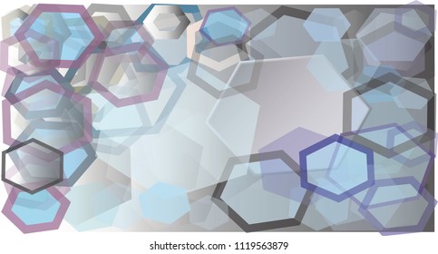 blue geometric background