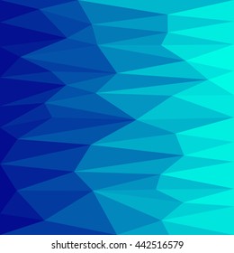 Blue geometric background.