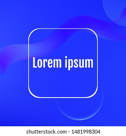 Blue geometric background. Blue Abstract fluid color pattern
