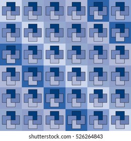 Blue geometric background can be used in the design of your site, design textile, printing industry, in a variety of design projects.