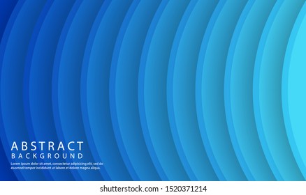 Blue geometric background circle gradient composition.
