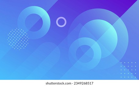 Blue geometric background. Dynamic shapes composition. Applicable for gift card, Poster on wall poster template, landing page, ui, ux ,cover book