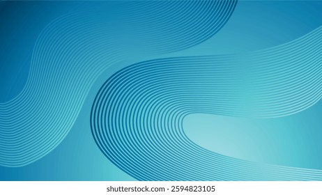 Blue geometric background. Dynamic shapes composition for cover, presentation, banner, invitations and more. Vector illustration
