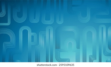 Blue geometric background. Dynamic shapes composition for cover, presentation, banner, invitations and more. Vector illustration
