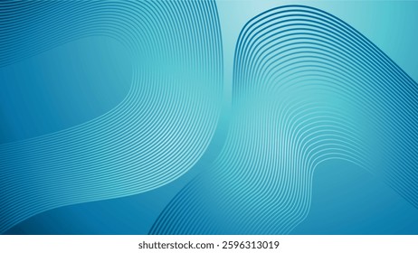 Blue geometric background. Dynamic shapes composition for cover, presentation, banner, invitations and more. Vector illustration
