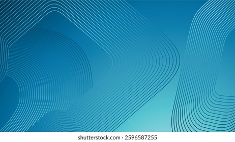 Blue geometric background. Dynamic shapes composition for cover, presentation, banner, invitations and more. Vector illustration
