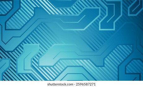 Blue geometric background. Dynamic shapes composition for cover, presentation, banner, invitations and more. Vector illustration
