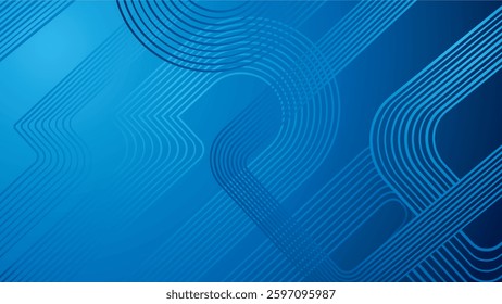 Blue geometric background. Dynamic shapes composition for cover, presentation, banner, invitations and more. Vector illustration
