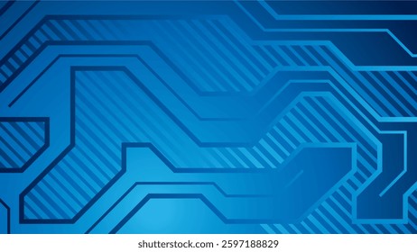 Blue geometric background. Dynamic shapes composition for cover, presentation, banner, invitations and more. Vector illustration
