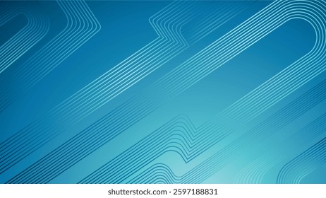 Blue geometric background. Dynamic shapes composition for cover, presentation, banner, invitations and more. Vector illustration
