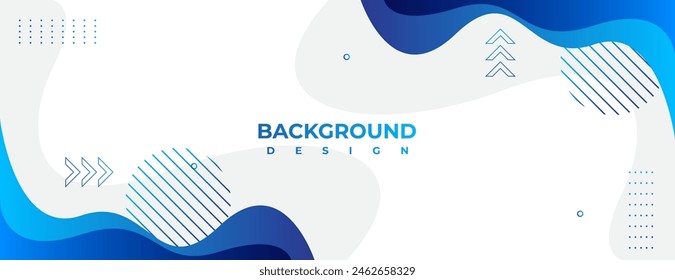 fondo geométrico azul con Formas fluidas. ideal para Anuncio, presentación, póster, Web, etc.