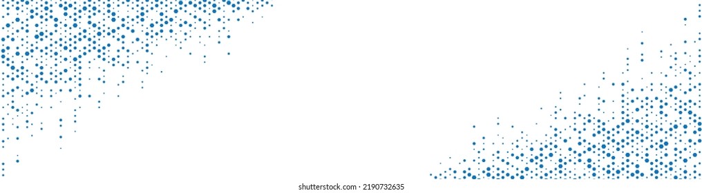 Blue geometric background frame. Abstract pattern of hexagons. Linear pattern of cells, honeycomb. Design of banner website, frame social networks, business. Vector illustration.