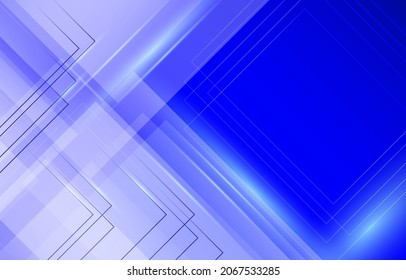 Blue Geometric Background with Gradient and Glow Effect