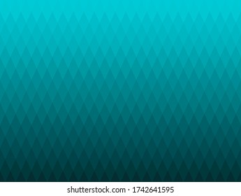 Blauer geometrischer Hintergrund im Origami-Stil mit Verlauf. Blaue Vektor polygonal Rechtecke Abbildung. Helle abstrakte rhombus mosaik Hintergrund für Design, Business, Print, Web. Nahtloser Vektor.