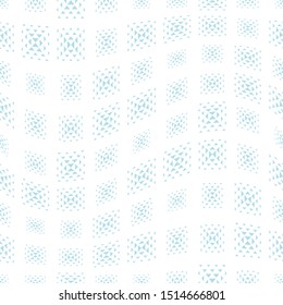 Blue geometric background pattern print design.