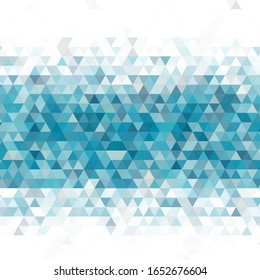 blue geometric background.  triangle design 