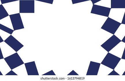 Blue geometric background, vector illustration