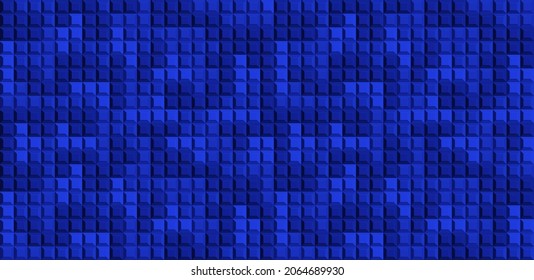 Blue geometric background. Vector illustration. 