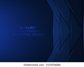 Blue geometric background. Vector illustration.