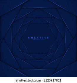 Blue geometric background. Vector illustration.