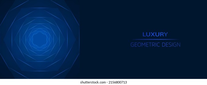 Blue geometric background. Vector illustration.