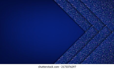 Blue geometric background. Vector illustration.